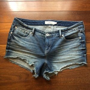 Torrid Denim Shorts 3.5in Finished Frayed Edge 16